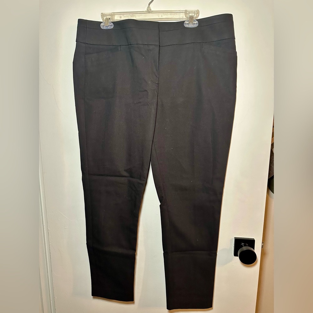 Loft black Marissa skinny ankle pants Size 14